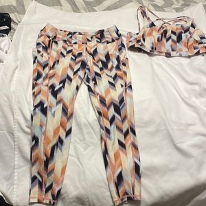 Women’s leggings and tights and Top